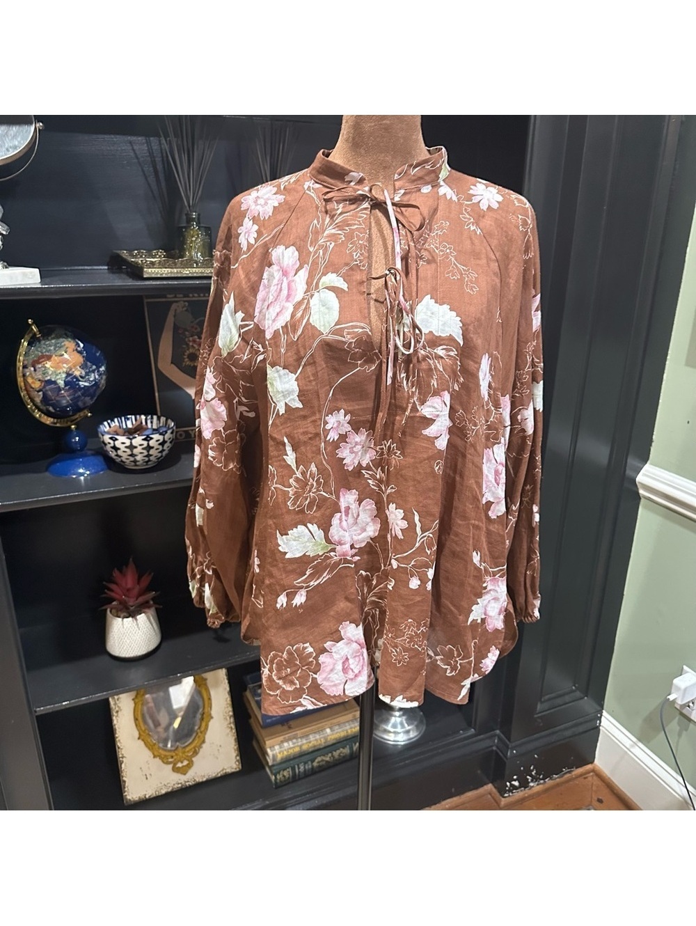 MARELLA Floral Blouse – Size 10 – NWT – Romantic & Refined